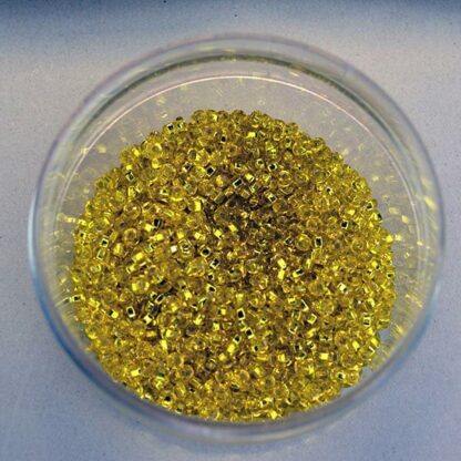 Translucent Yellow Seed Beads: 10/0 15 oz