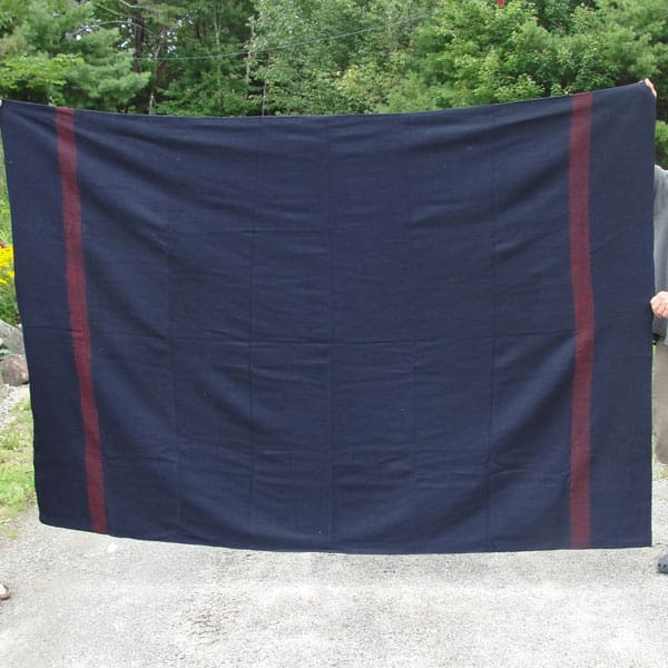 Blanket Navy with Red Stripe