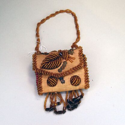 Whimsy Antique Needle Case, measures 2 1/2" high x 4″ wide, while closed, and 2 1/2" wide x 6 " long  while open