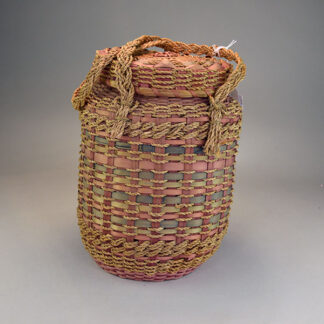 Ash and Hong Kong Cord Yarn Basket