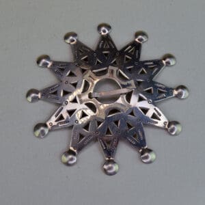 Brooch Stamped Star