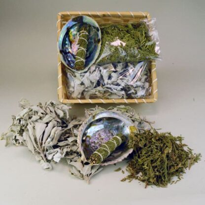 Sage & Cedar Smudging Set