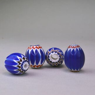 Chevron Large Round Beads