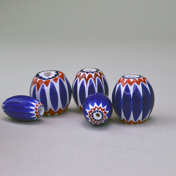 Chevron Lot of 5 Beads