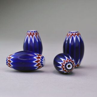 Chevron Oval Beads