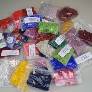 Seed Bead Group Lots, variety of colors and Sizes, 10/0-11/0