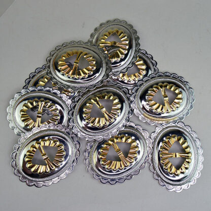 Conchos Oval Two Toned