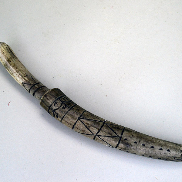 Antler Awl with Case