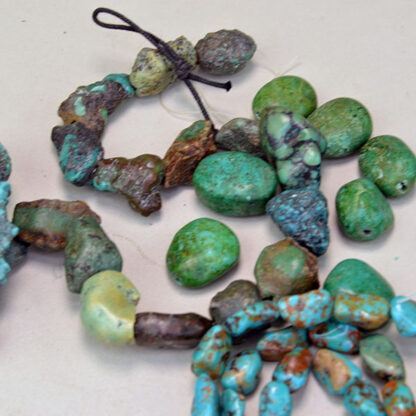 Turquoise Colored Stones Assorted