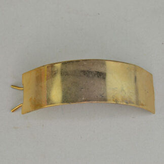 Barrette Blank Brass