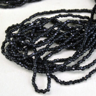 13/0 Black Tube Beads