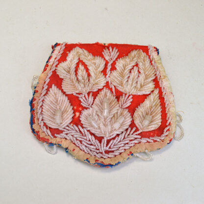 Antique Beaded Bag Red