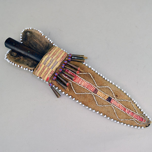 Quilled Sheath With Knife