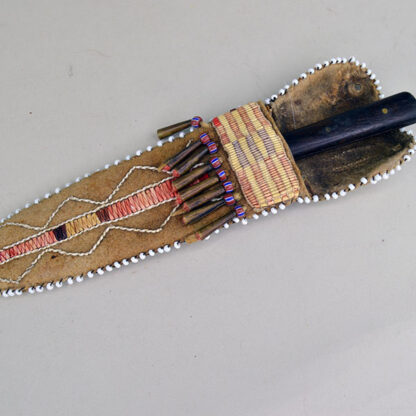 Quilled Sheath With Knife