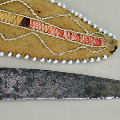 Quilled Sheath With Knife