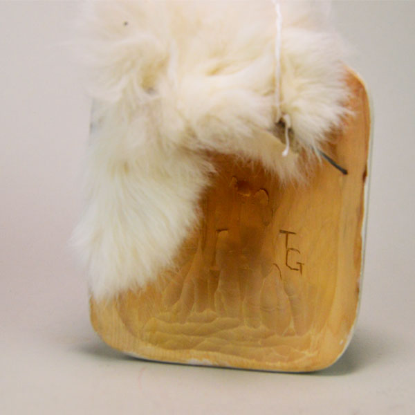 Don’t miss out on this unique set of two traditional-style maskettes in the Northwest Coast tradition. Bear: 7.5" tall, Eagle: 8" tall. one of a Kind.