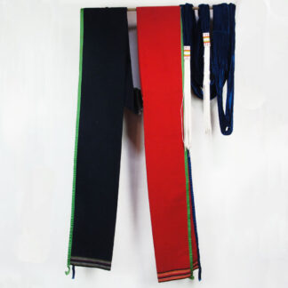 Gourd Dance Set Blue Sash selvedge edge wool