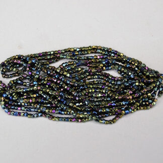 Add these Sparkling Antique 10/0 Peacock Green Seed Beads  Tri-Cutz to your upcoming project. We are selling them in 1/3 ounces packages. Limited Quantities!