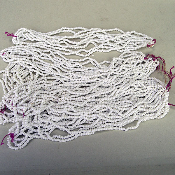 Don’t miss these Italian-made 10/0 white antique seed beads—timeless elegance in every strand. limited supply! As shown in the photo, you can see how beautifully the beads are strung.