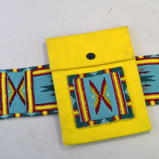 Add this Contemporary Belt and Pouch Set to your collection—perfect for wearing with regalia or preserving as a cultural treasure. One of a Kind.