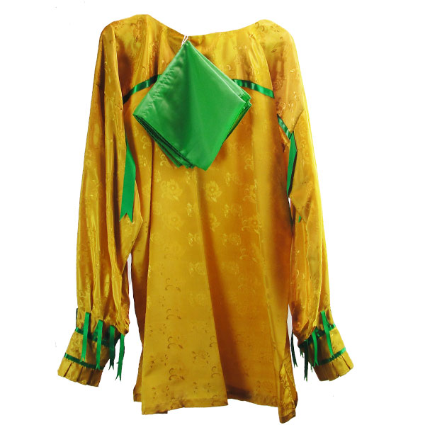 Ribbon Shirt - Gold and Green Ribbon Shirt - Gold and Green