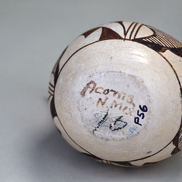 Wedding Vase- Acoma Style On the bottom it says acoma n.mex, p56.Â