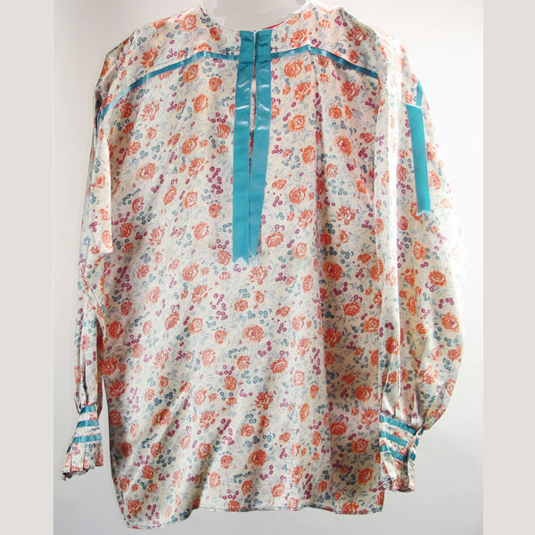 Ribbon Shirt Floral Print Ribbon Shirt Floral Print