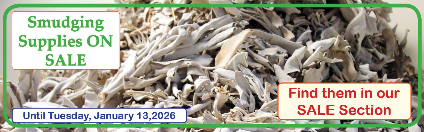 1-7-26 SLIDER sage smudging Slider Smudging Supply sale until 1-13-26