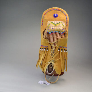 This Vintage Cradleboard- Doll is ready for display in your home!  It is in remarkably great condition for its age made in 1988 in Reno Nevada. 