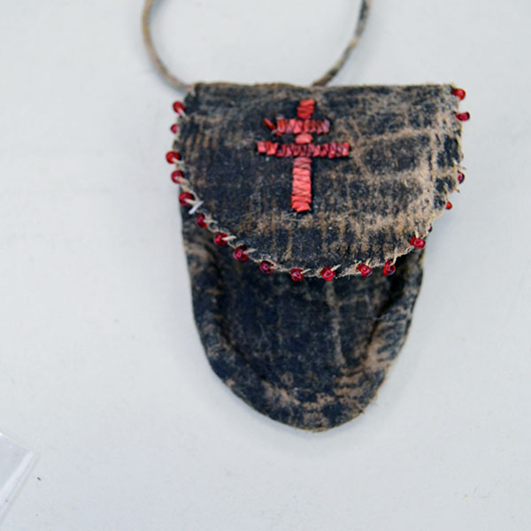 Neck Pouch- Quilled Double Cross