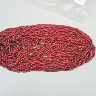 Don’t miss these high quality vintage 10/0 Seed Beads- Dark Red in a 4 ounce package, estimated to be 11,000 beads. limited stock.