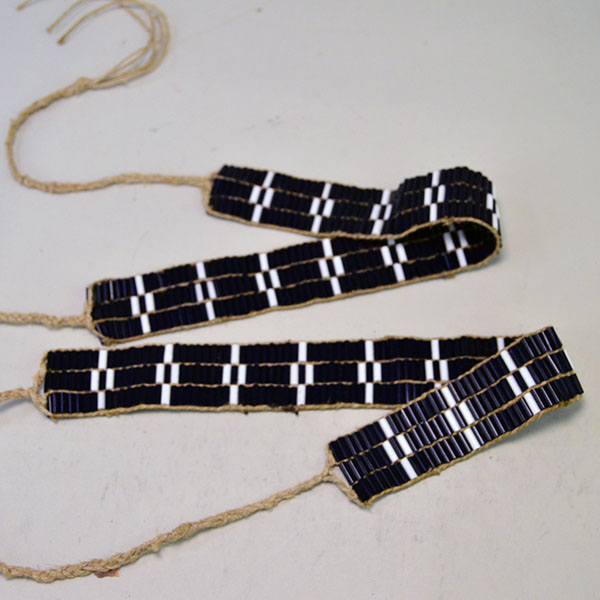 Wampum Garters- 3 row