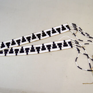 Wampum strap with dangles - 42 inches long.