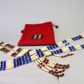 Add sparkle and shine to your dance outfit with this Bandolier Set- Blue & Red. measures 33 inches long, and each section is 1 inch wide.