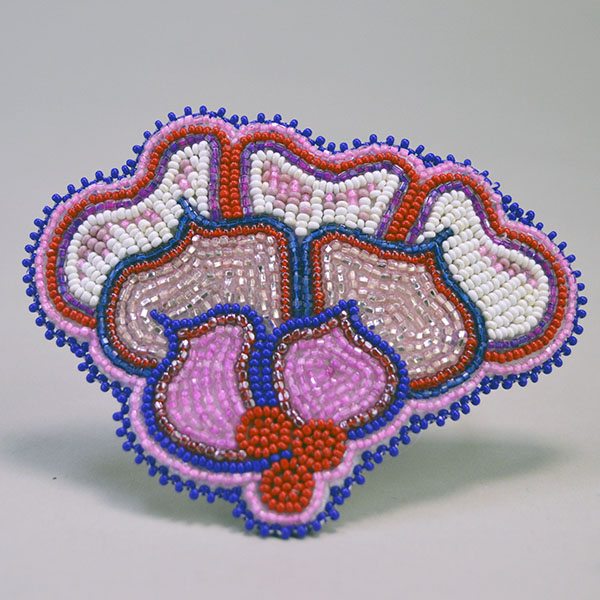 Barrette- Pink Floral Design