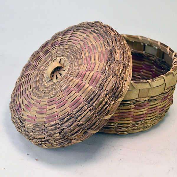 Basket- Ash & Sweetgrass Red