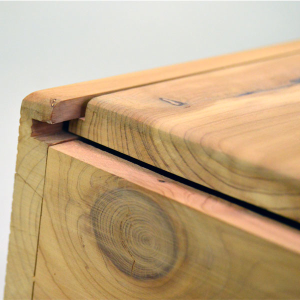 Give your feathers a safe, reliable place to rest with this Cedar Box- Slide Top. interior measures 22.75 inches long, 5.75 inches wide, and 3 inches deep. pictured here is how the top slides.