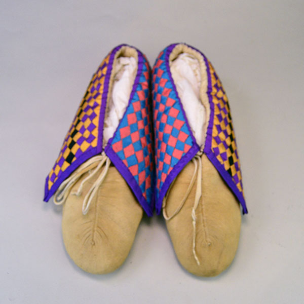 Moccasins- Ribbon Work Cuffs