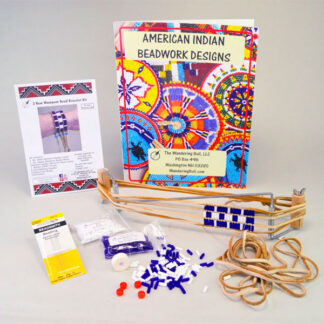 Wampum Bracelet Kit Bundle with free metal loom and beadwork book limited quantities