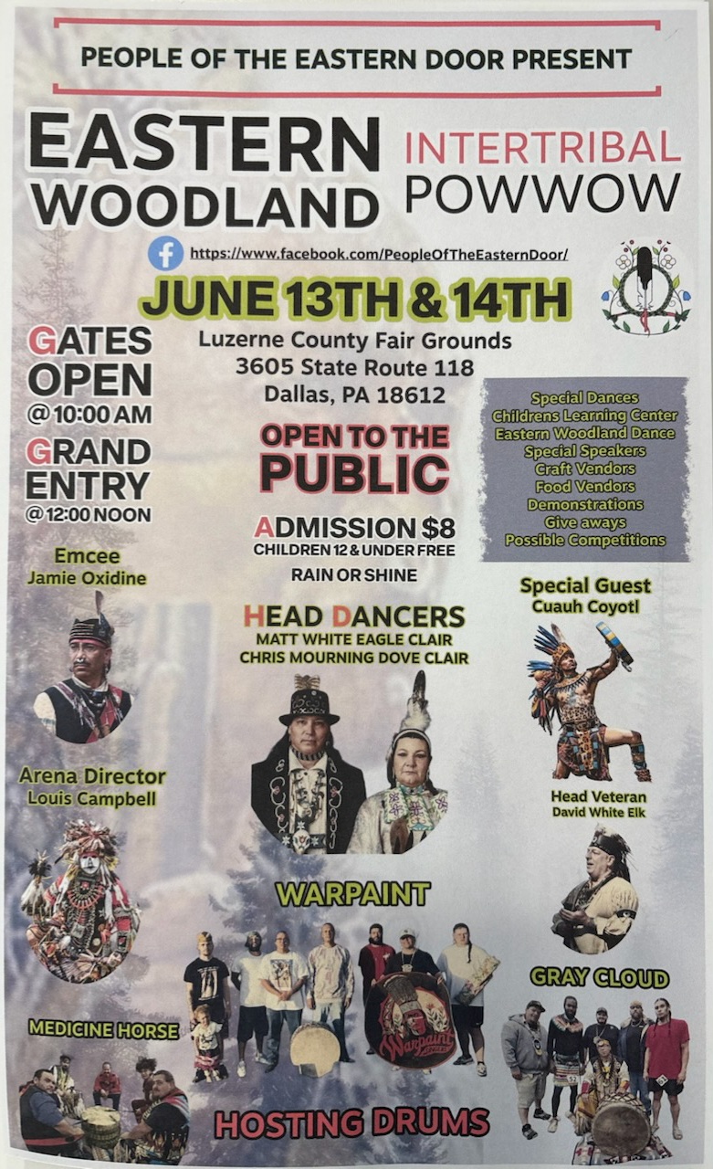powwow flier Dallas PA