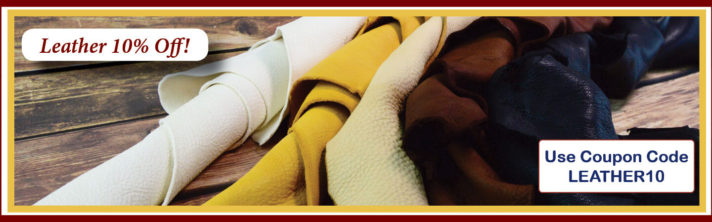 leather on sale 10% off