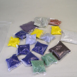 Seed Beads- 13/0 French Assortment. Made in France and packaged in a 21 oz lot. Assorted colors will vary. Limited Quantities.