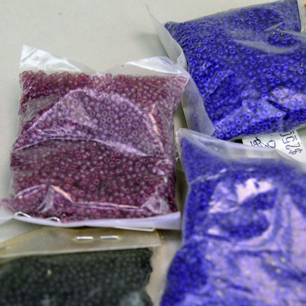 Highlight your beadwork with these Seed Beads- 14/0 French Assorted. packaged in a generous 19oz lot. Colors may vary from pictures. Limited Quantities. Trans red, and blues