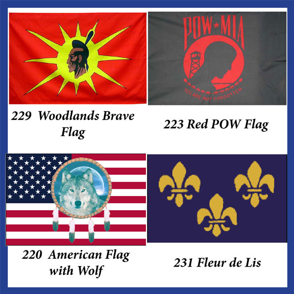 Native American Style Flags - 20% Off! Native American Style Flags - 20% Off!