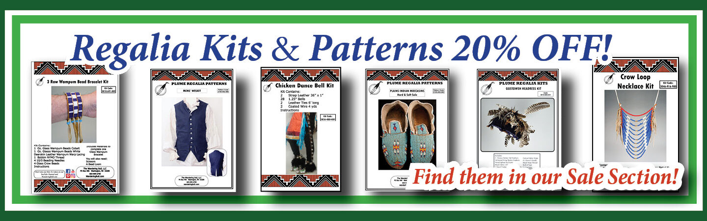 SLIDER 20% Off regalia patterns & select regalia kits