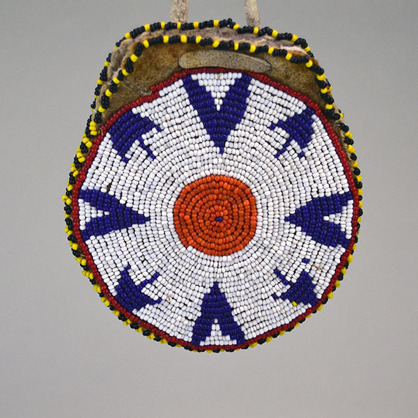Beaded Rosette Pouch