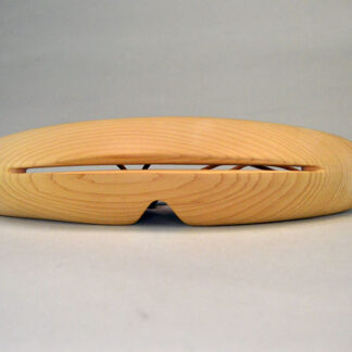 Inuit Goggles- Snow are expertly carved from wood and measure a compact 7"long by 2" wide. Authentic Native Handicraft from Alaska’ sticker. One of a Kind.