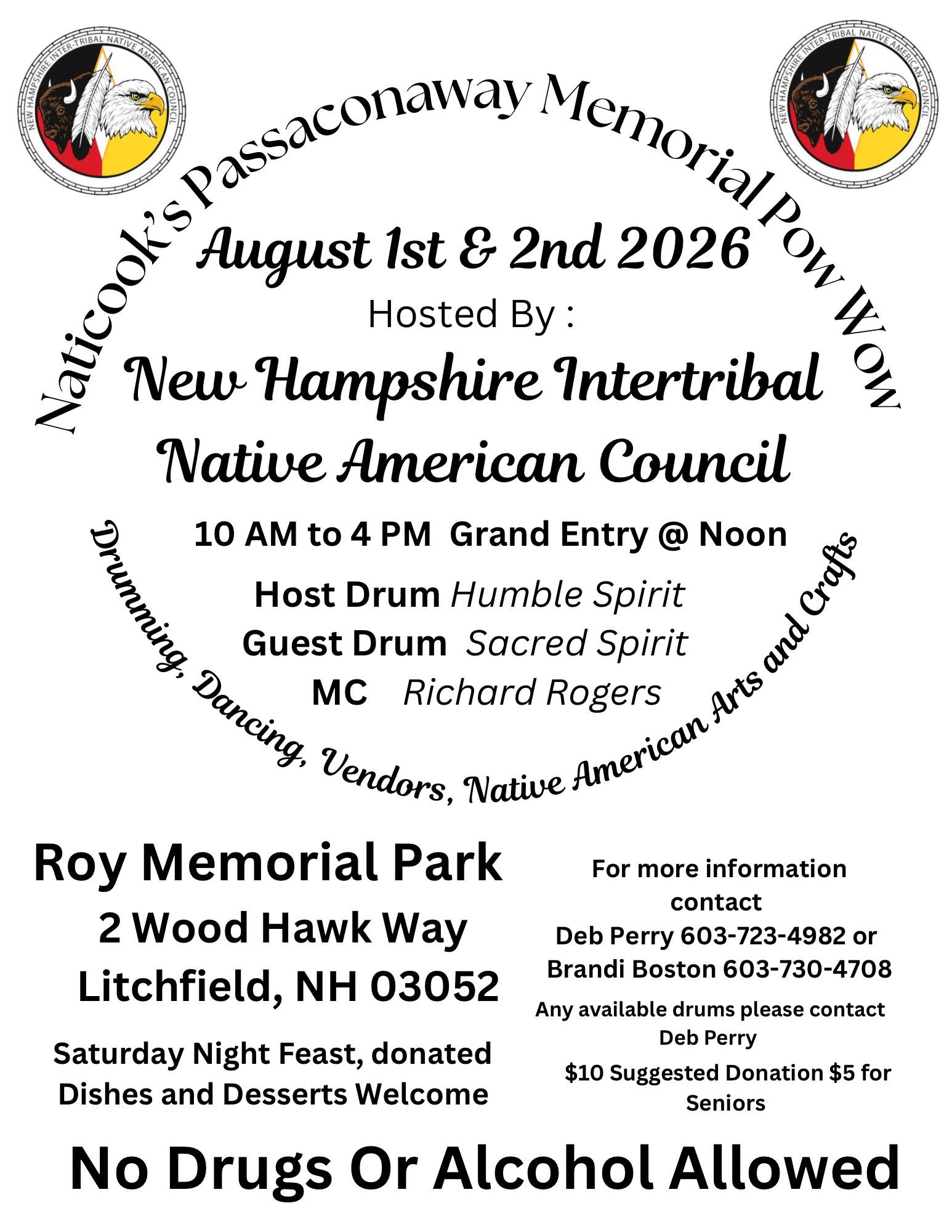 Powwow in Litchfield NH August 2026