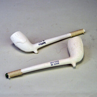 Add this Pipe- 5" Clay to your collection today. From natural white clay designs that vary from pipe to pipe. Limited stock, sold per pipe.