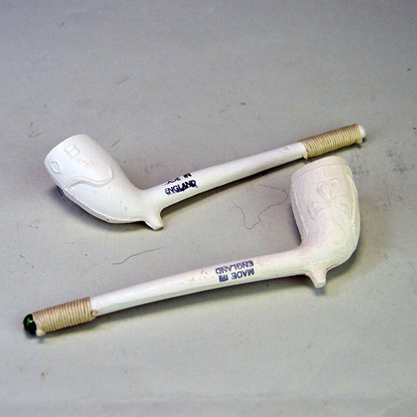 Add this Pipe- 5" Clay to your collection today. From natural white clay designs that vary from pipe to pipe. Limited stock, sold per pipe.